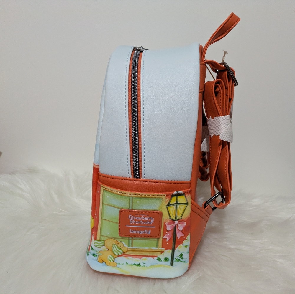 LAST PRICE DROP Loungefly Strawberry Shortcake & Friends Winter Mini Backpack! - Picture 5 of 10
